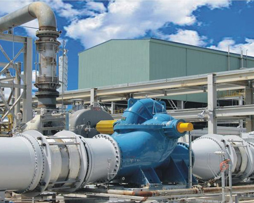Application of KPS single stage double suction middle pump in energy saving reco